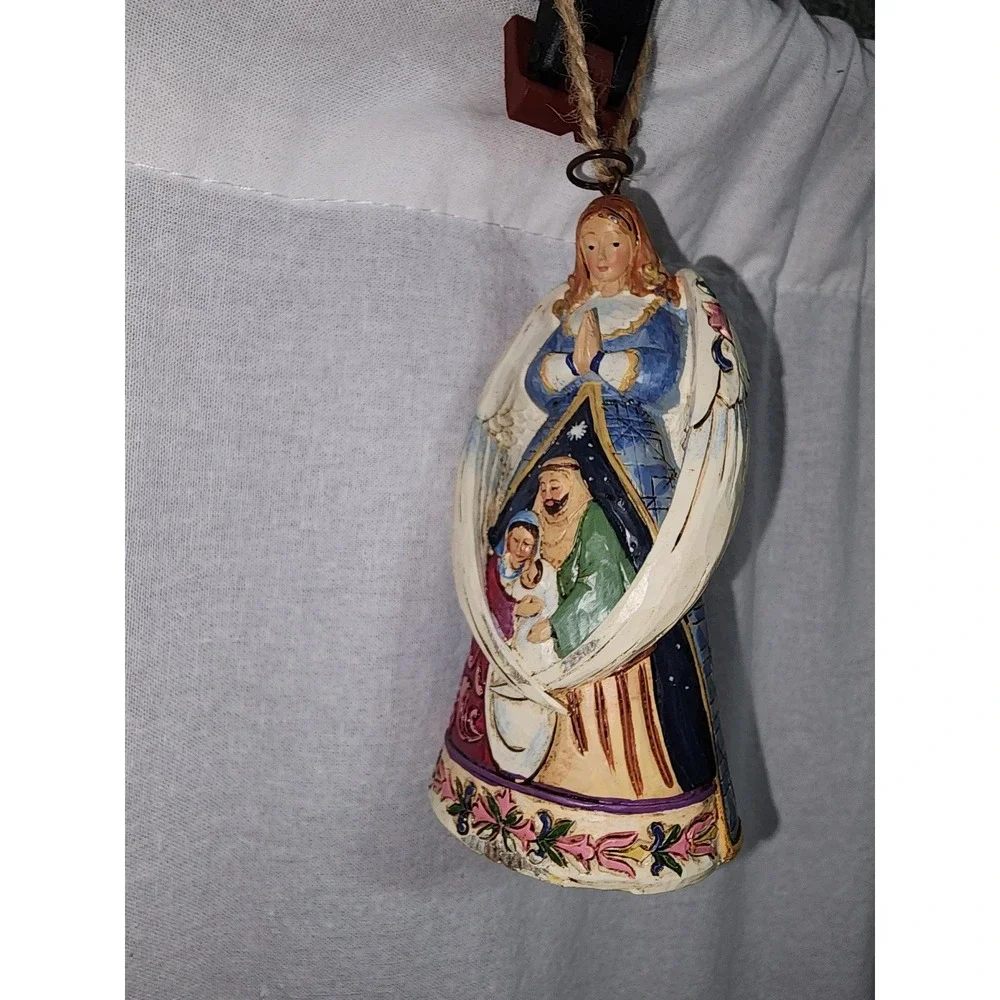 Jim Shore Heartwood ornament Angel Nativity